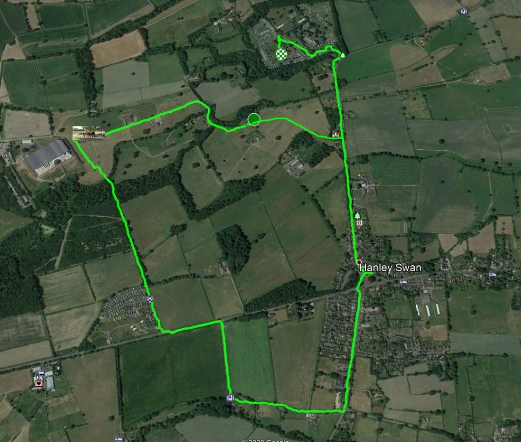 map of hanley swan walk