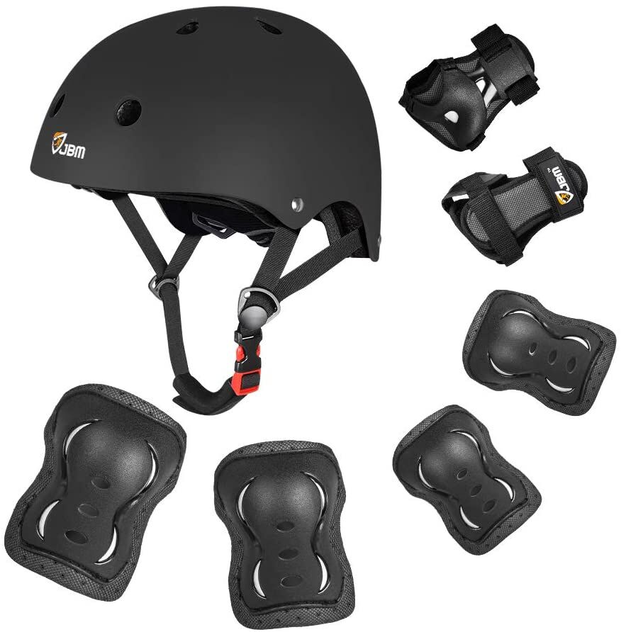 JBM Kids Helmet and knee and elbow protector kit