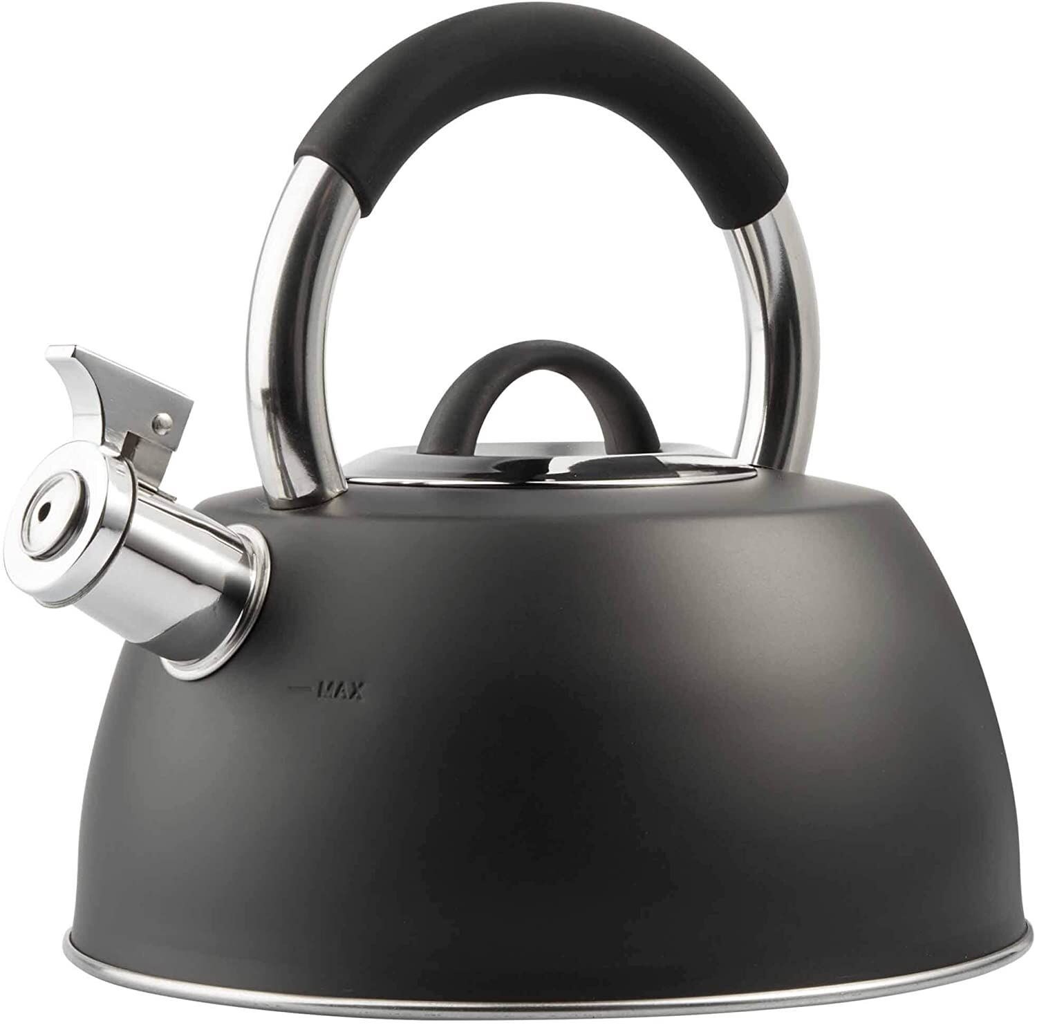 VonShef Stainless Steel Whistling Camping Kettle