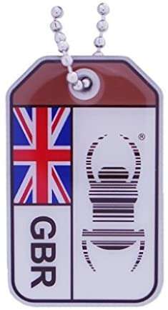 Trackable Bug keyring
