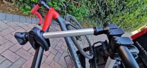 Strut clamping bike to Thule Easyfold XT 3