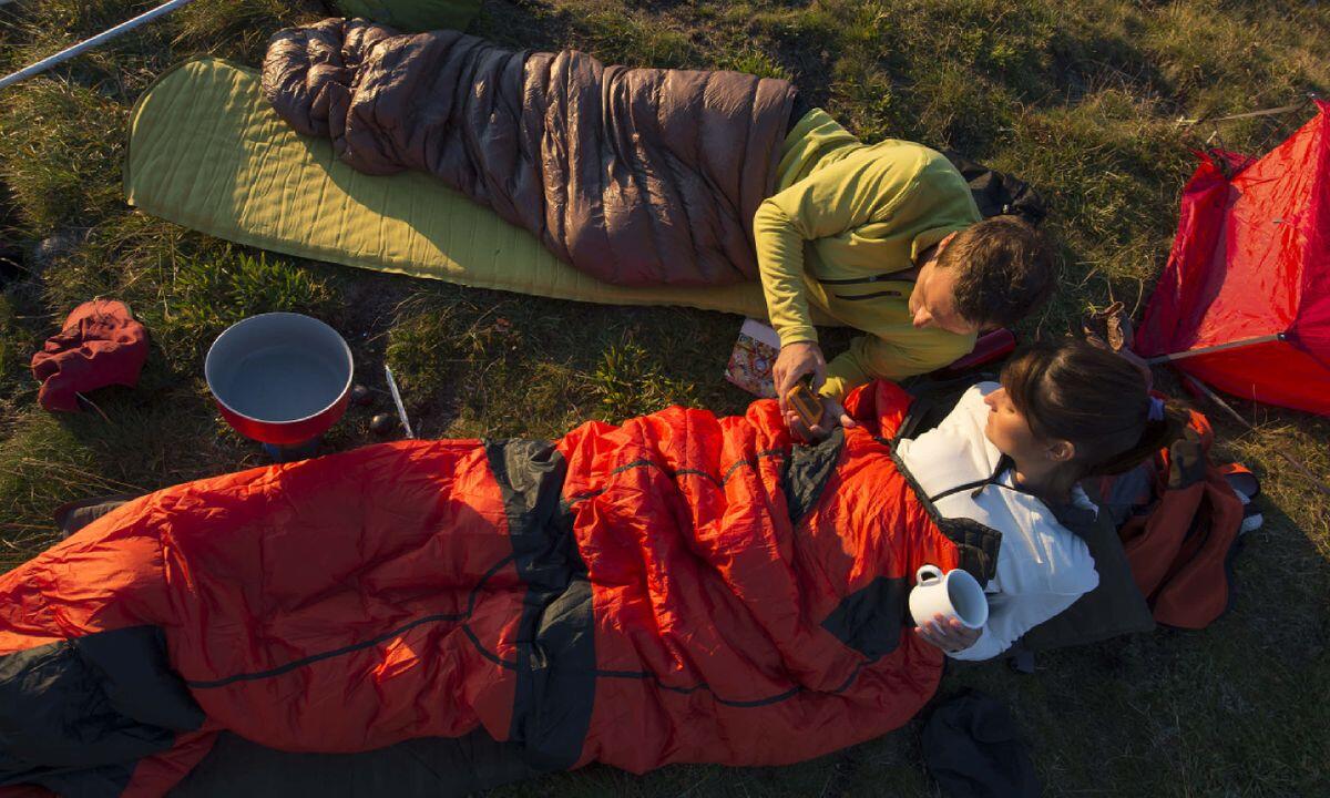 4 Season Single Sleeping Bag Waterproof Camping Hiking Travel Envelope UK T2N7 