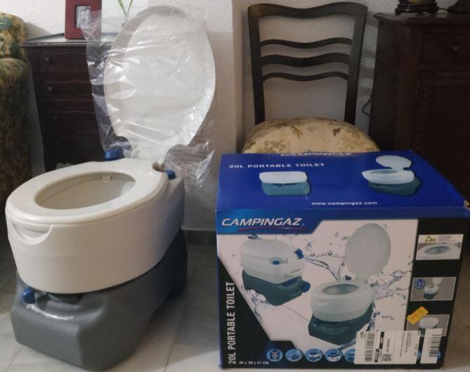 Toilette portable 20L||“Flush Toilet” portable toilet 20 L