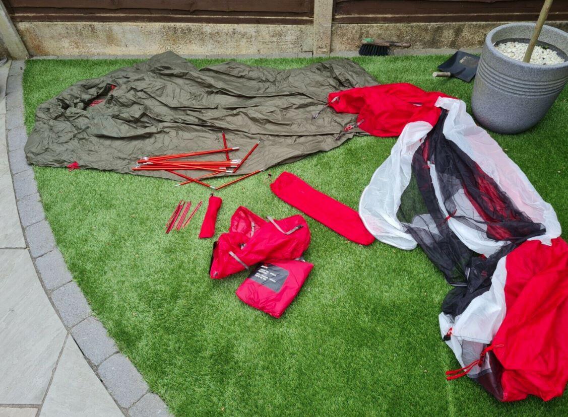 MSR Hubba NX Solo Backpacking Tent setup