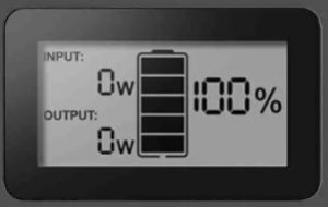Jackery Explorer 1000 review display