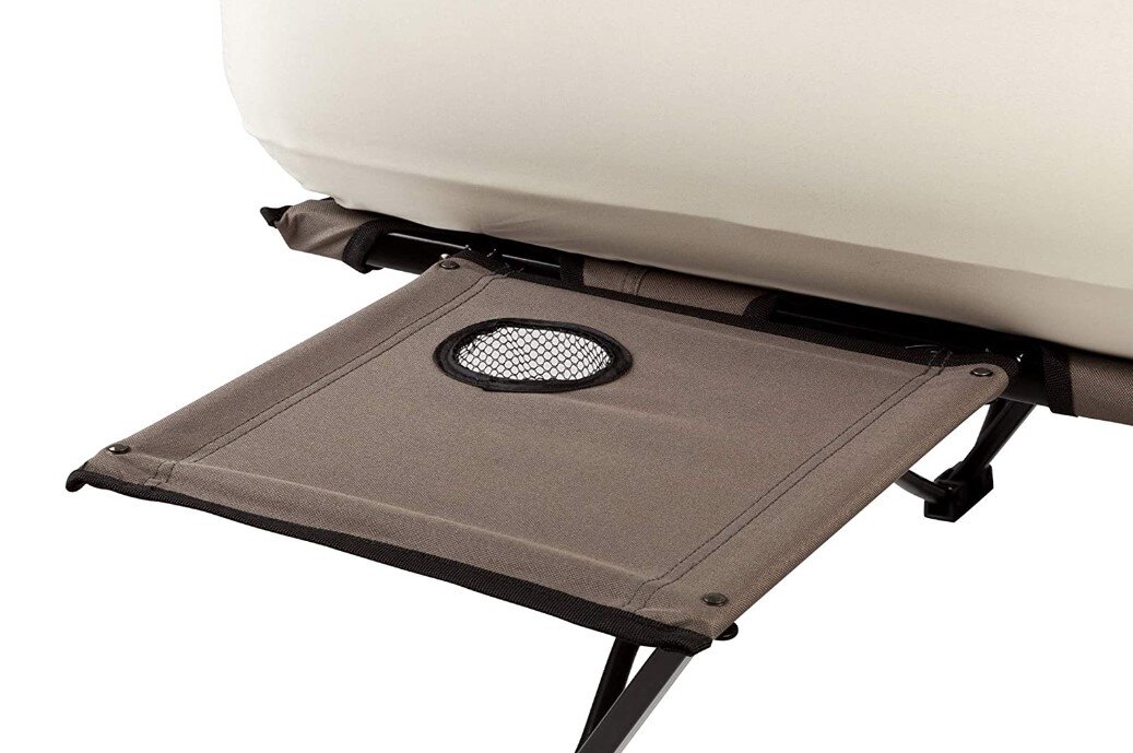 Coleman camping cot side table