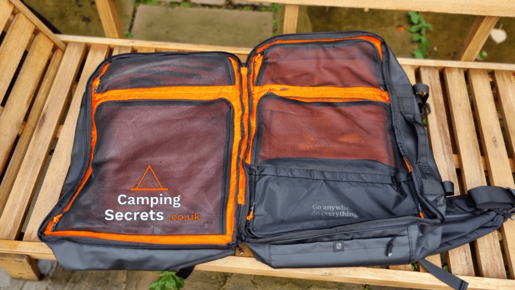 Stubble and Co Adventure Bag inside