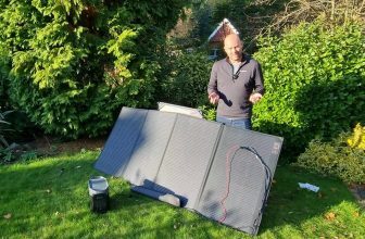 EcoFlow 400W Portable Solar Panel review sun