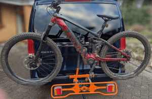 Pendle rack with e bike