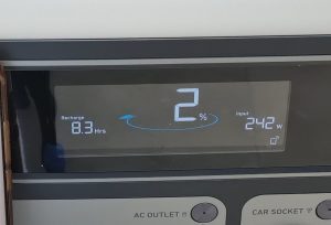 767 display charging