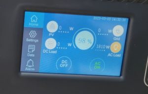 bluetti ac500 review screen