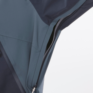 Men's Hiking Lightweight Waterproof Jacket MH500 under arm zip