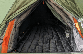 Crua Culla insulated tent review positioned inside the green Crua Duo tent