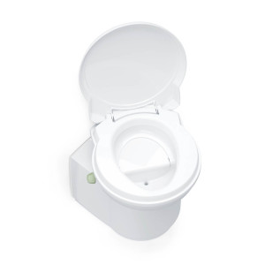 Thefords separation Toilet model S260 with a white backdrop
